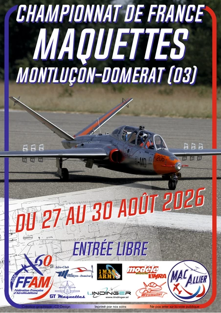 Championnat de France Maquette RC 2026 à Montluçon